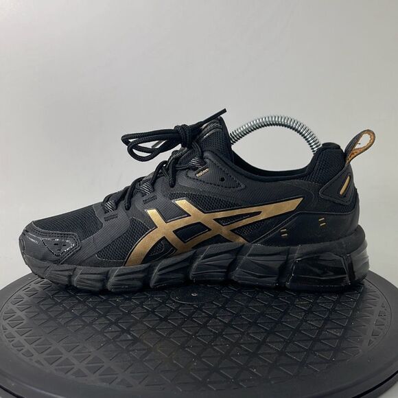 Asics Gel-Quantum 180 Black Gold Running Shoes 1202A296 Women’s Size 7.5 - Picture 9 of 12
